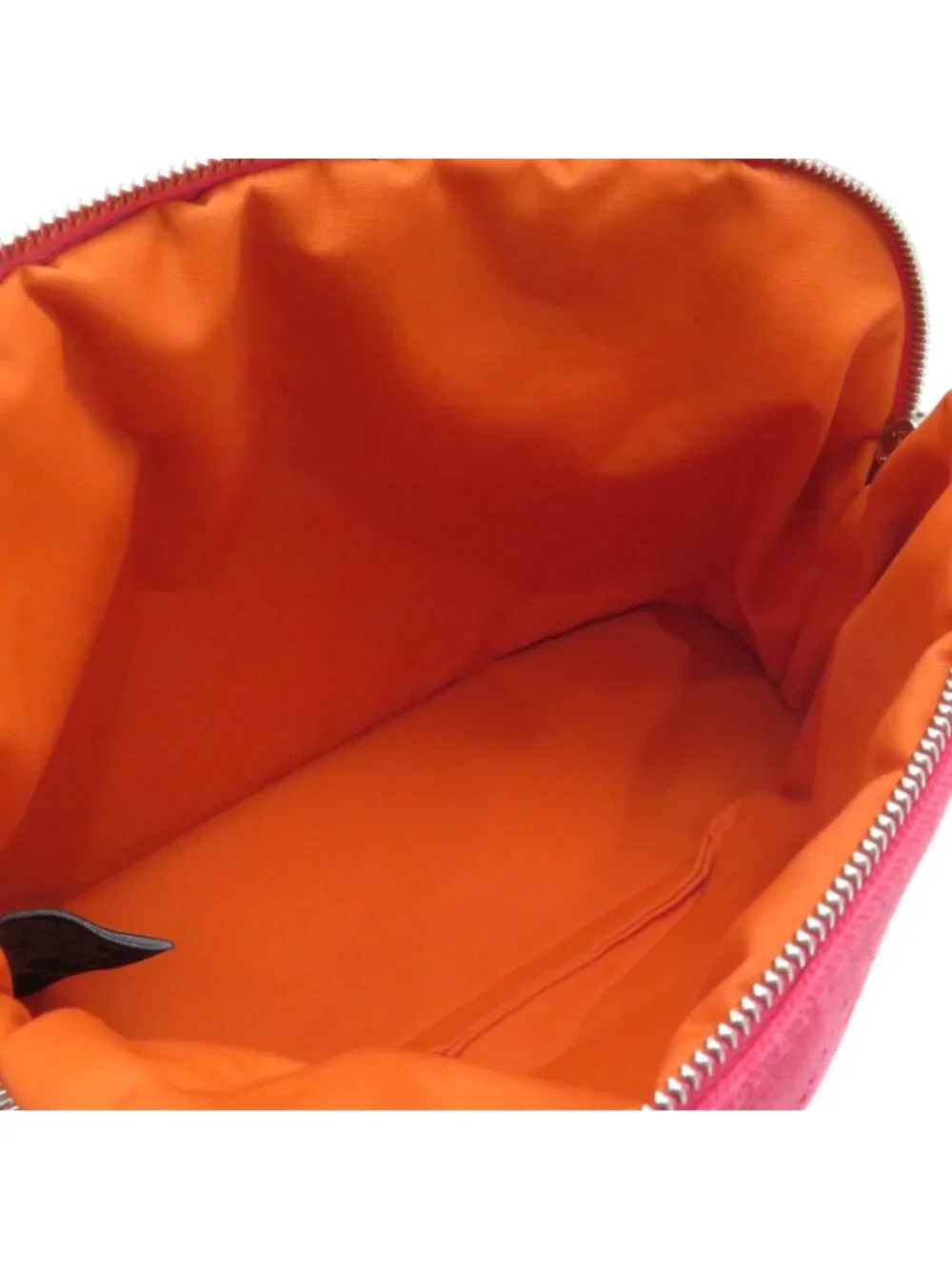 Hermes Bolide Pouch Mini Hibiscus Silver 06 Canvas